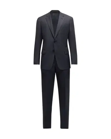 Giorgio Armani Men's Micro-Pattern Wool Suit | Thumbnail 1