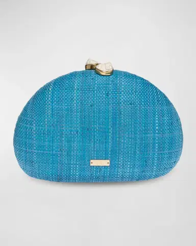 Rafe Berna Floral-Embroidered Straw Clutch Bag | Thumbnail 5 Rafe Berna Floral-Embroidered Straw Clutch Bag | Thumbnail 5