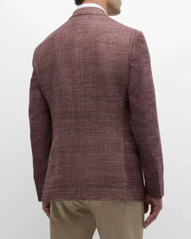 Giorgio Armani Men 's Melange Wool-Blend Sport Coat | Thumbnail 2 Giorgio Armani Men 's Melange Wool-Blend Sport Coat | Thumbnail 2