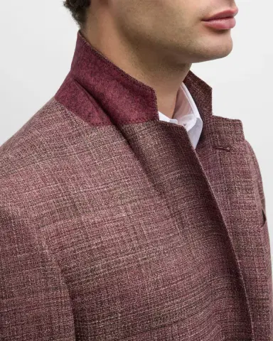 Giorgio Armani Men 's Melange Wool-Blend Sport Coat | Thumbnail 6 Giorgio Armani Men 's Melange Wool-Blend Sport Coat | Thumbnail 6