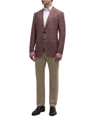 Giorgio Armani Men 's Melange Wool-Blend Sport Coat | Thumbnail 1 Giorgio Armani Men 's Melange Wool-Blend Sport Coat | Thumbnail 1