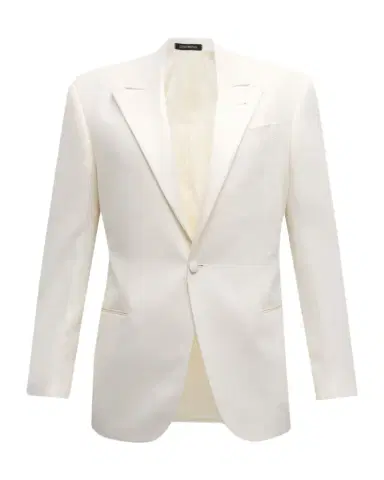 Emporio Armani Men's Textured Solid Dinner Jacket | Thumbnail 1
