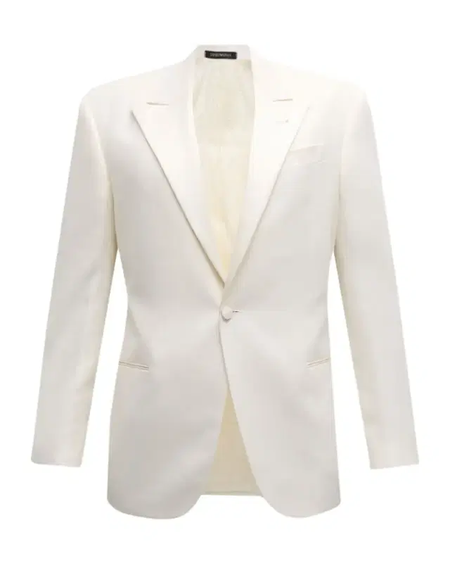 Men 's Textured Solid Dinner Jacket