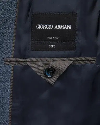 Giorgio Armani Men's Micro-Squares Wool Classic Fit Suit | Thumbnail 6 Giorgio Armani Men's Micro-Squares Wool Classic Fit Suit | Thumbnail 6