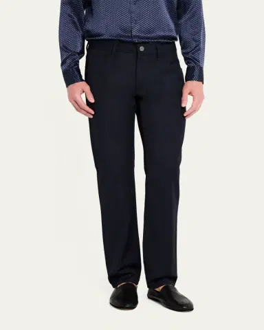 Giorgio Armani Men's Wool 5-Pocket Pants | Thumbnail 8 Giorgio Armani Men's Wool 5-Pocket Pants | Thumbnail 8