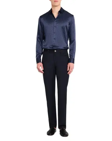 Giorgio Armani Men's Wool 5-Pocket Pants | Thumbnail 1 Giorgio Armani Men's Wool 5-Pocket Pants | Thumbnail 1
