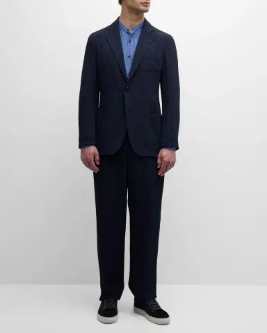 Giorgio Armani Men's Pinstripe Seersucker Sport Coat | Thumbnail 2