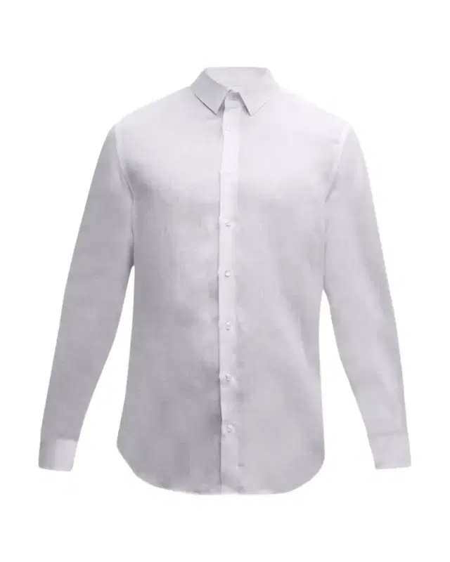 Men 's Solid Linen Sport Shirt