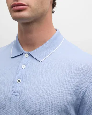 Giorgio Armani Men's Tipped Polo Shirt | Thumbnail 7