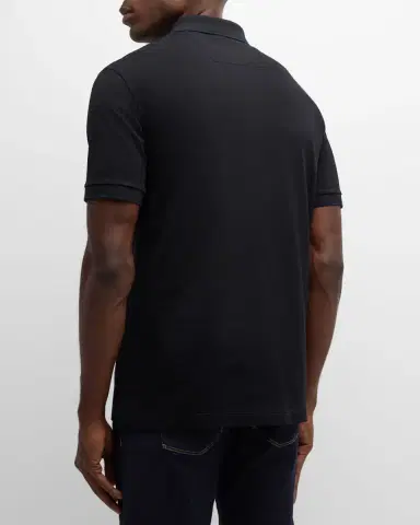 Giorgio Armani Men 's Tipped Polo Shirt | Thumbnail 2