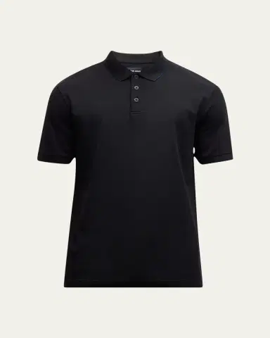 Giorgio Armani Men 's Tipped Polo Shirt | Thumbnail 7