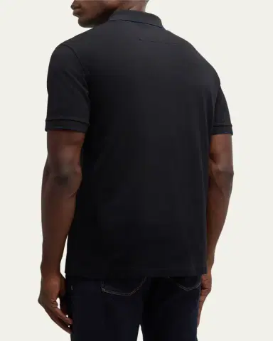 Giorgio Armani Men 's Tipped Polo Shirt | Thumbnail 9