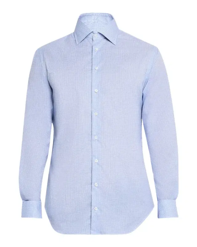 Men 's Micro-Grid Dress Shirt