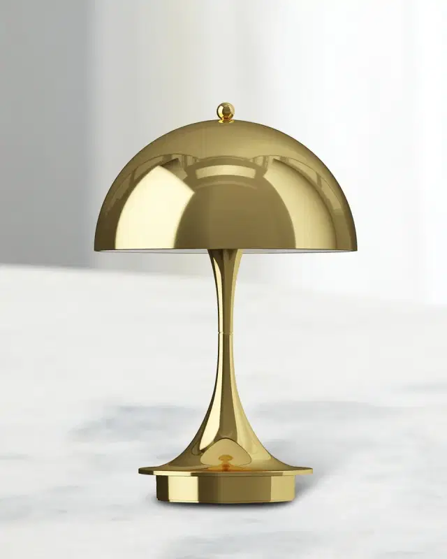 Louis Poulsen Panthella Portable Metal Table Lamp, 10"