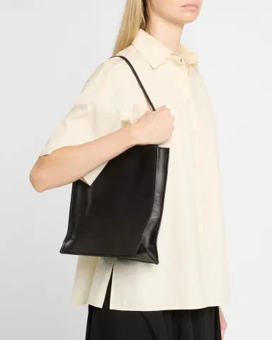 THE ROW To Go Large Tote Bag in Napa Leather | Thumbnail 2