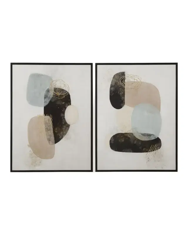 Katherine Noble by BMC "Athena" Framed Painting, Set of 2