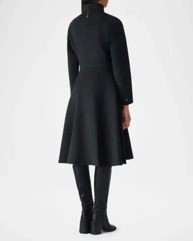 Mackage Annia Wool Flared Wrap Coat | Thumbnail 3 Mackage Annia Wool Flared Wrap Coat | Thumbnail 3