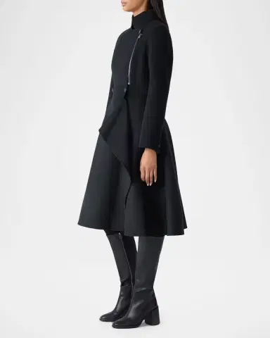 Mackage Annia Wool Flared Wrap Coat | Thumbnail 4 Mackage Annia Wool Flared Wrap Coat | Thumbnail 4