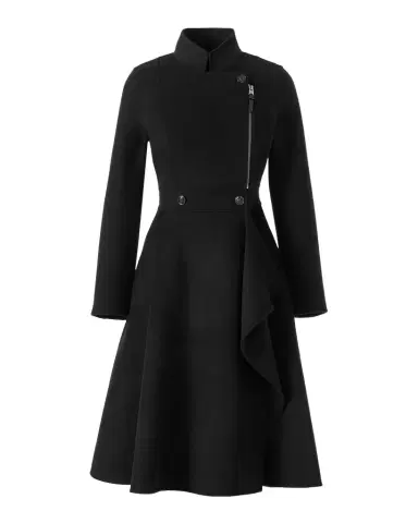 Mackage Annia Wool Flared Wrap Coat | Thumbnail 1 Mackage Annia Wool Flared Wrap Coat | Thumbnail 1