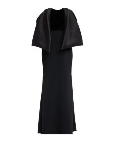 Bibhu Mohapatra Velvet and Crepe Off-the-Shoulder Gown | Thumbnail 1 Bibhu Mohapatra Velvet and Crepe Off-the-Shoulder Gown | Thumbnail 1