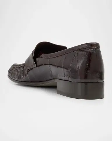 THE ROW 25mm Soft Eelskin Leather Loafers | Thumbnail 4