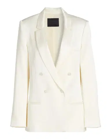 LAPOINTE Satin Double-Breasted Blazer | Thumbnail 1 LAPOINTE Satin Double-Breasted Blazer | Thumbnail 1
