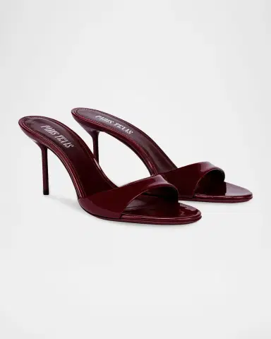 Paris Texas 70mm Lidia Patent Leather Mules | Thumbnail 2