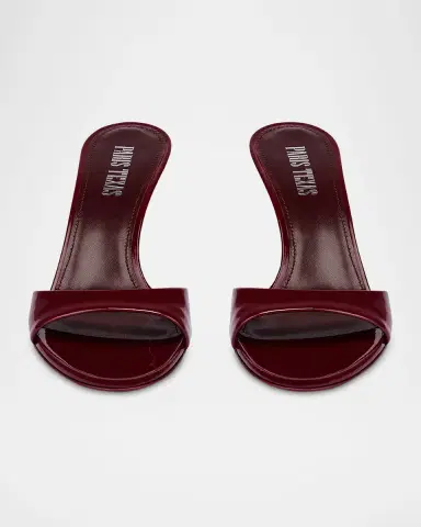 Paris Texas 70mm Lidia Patent Leather Mules | Thumbnail 4