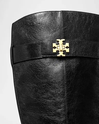 Tory Burch Turnlock Leather Knee-High Riding Boots | Thumbnail 4 Tory Burch Turnlock Leather Knee-High Riding Boots | Thumbnail 4