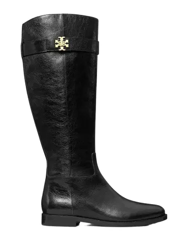 Tory Burch Turnlock Leather Knee-High Riding Boots | Thumbnail 1 Tory Burch Turnlock Leather Knee-High Riding Boots | Thumbnail 1