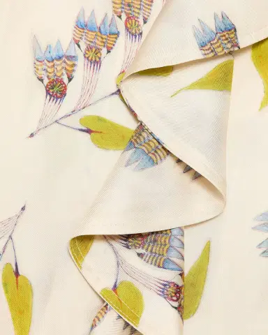 Ulla Johnson Botanical Ruffled Silk Top | Thumbnail 5 Ulla Johnson Botanical Ruffled Silk Top | Thumbnail 5