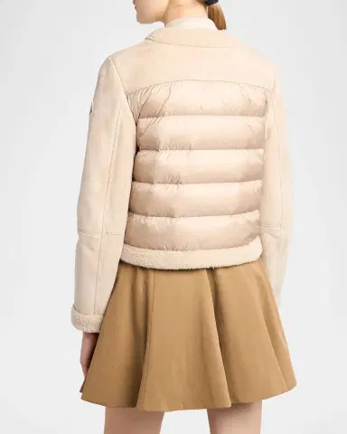 Moncler Buis Shearling Down Jacket | Thumbnail 3 Moncler Buis Shearling Down Jacket | Thumbnail 3