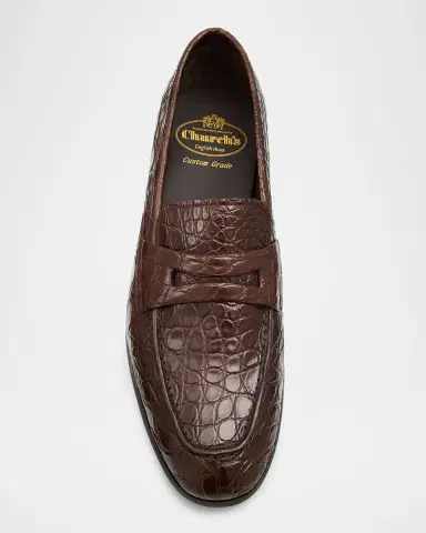 Church's Men 's Milton Crocodile Loafers | Thumbnail 7