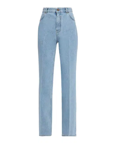 Balmain High-Waisted Flared Denim Jeans | Thumbnail 1
