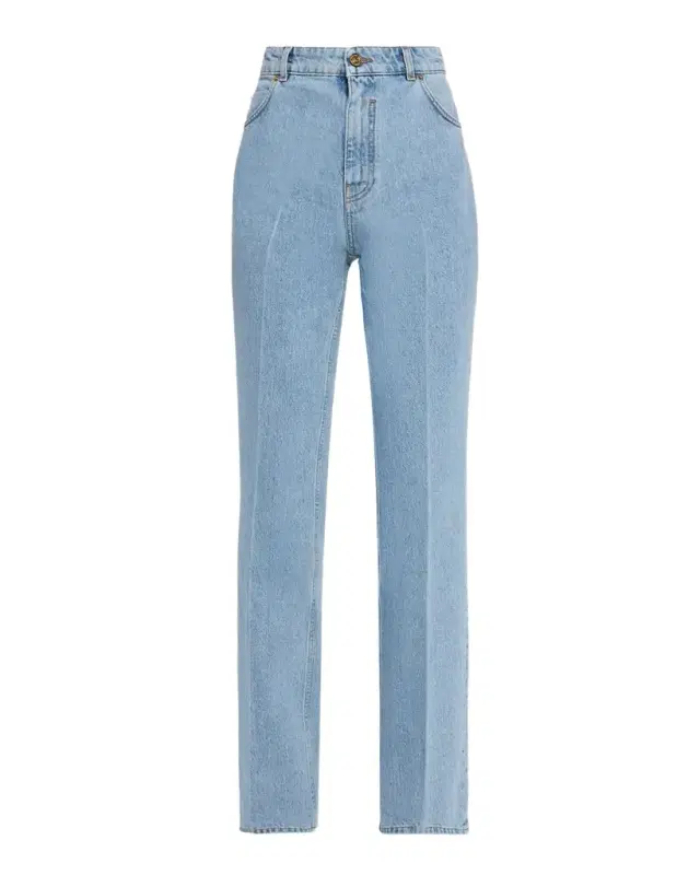High-Waisted Flared Denim Jeans High-Waisted Flared Denim Jeans