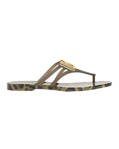 Dolce & Gabbana DG Jelly Flat Thong Sandals | Thumbnail 1 Dolce & Gabbana DG Jelly Flat Thong Sandals | Thumbnail 1