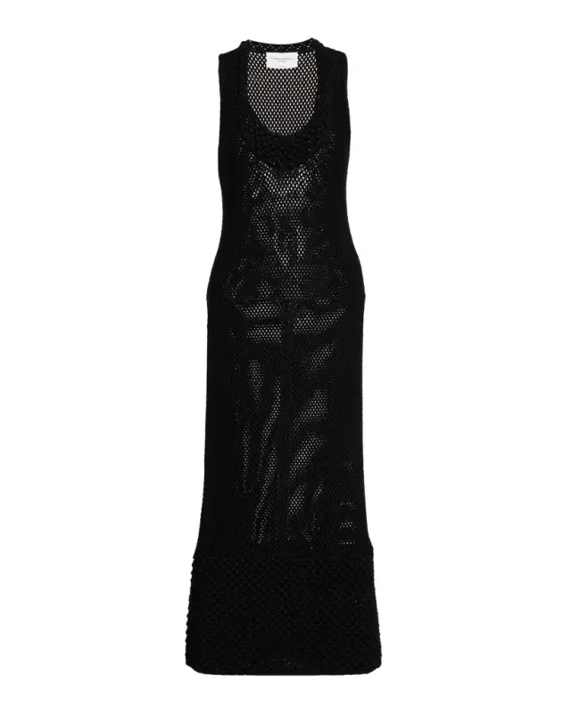 The Lou Lou Mesh-Knit Dress