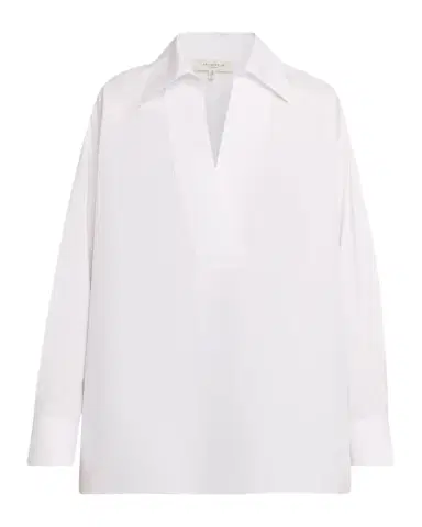 Lafayette 148 New York Oversized Cotton Popover Shirt | Thumbnail 1