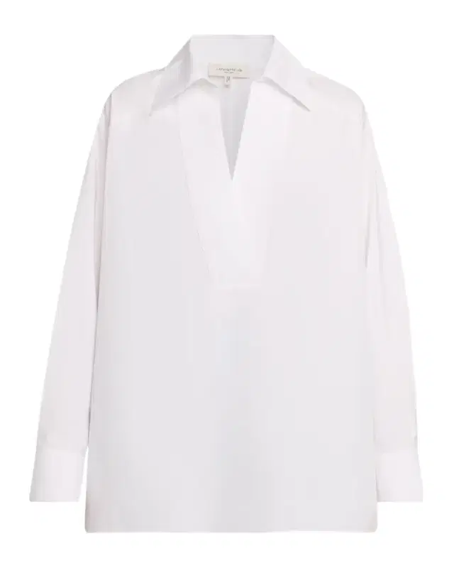 Oversized Cotton Popover Shirt