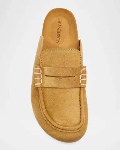 JW Anderson Suede Stitch Loafer Mules | Thumbnail 5 JW Anderson Suede Stitch Loafer Mules | Thumbnail 5