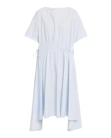 Lafayette 148 New York Drawstring Cotton Midi Dress | Thumbnail 1 Lafayette 148 New York Drawstring Cotton Midi Dress | Thumbnail 1