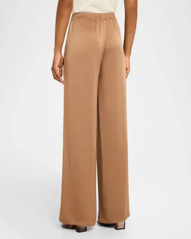 Fabiana Filippi Wide-Leg Envers Satin Trousers | Thumbnail 3