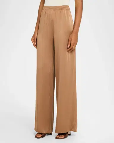 Fabiana Filippi Wide-Leg Envers Satin Trousers | Thumbnail 4