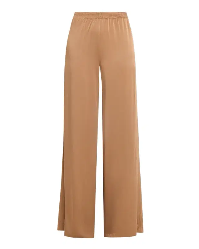 Wide-Leg Envers Satin Trousers