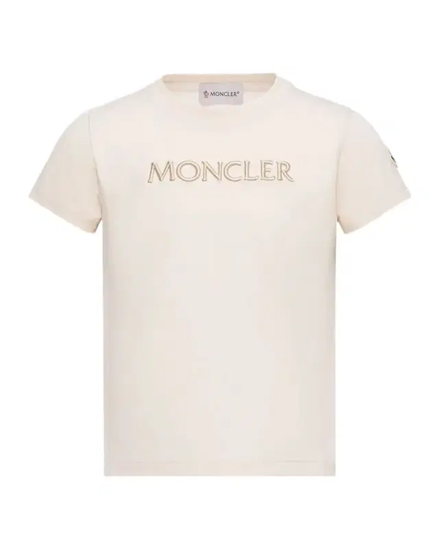 Moncler Girl 's Logo Embroidered Short-Sleeve T-Shirt