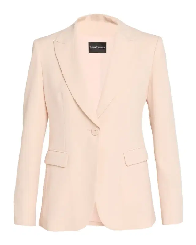 Single-Button Gabardine Jacket Single-Button Gabardine Jacket