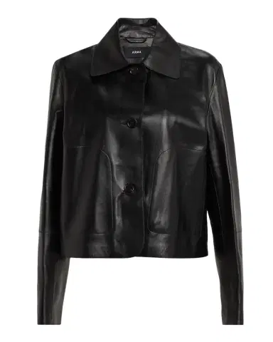 ARMA Emy Cropped Lambskin Leather Jacket | Thumbnail 1 ARMA Emy Cropped Lambskin Leather Jacket | Thumbnail 1