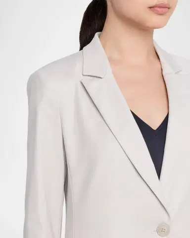 Emporio Armani Cotton Couture Single-Button Blazer | Thumbnail 4 Emporio Armani Cotton Couture Single-Button Blazer | Thumbnail 4
