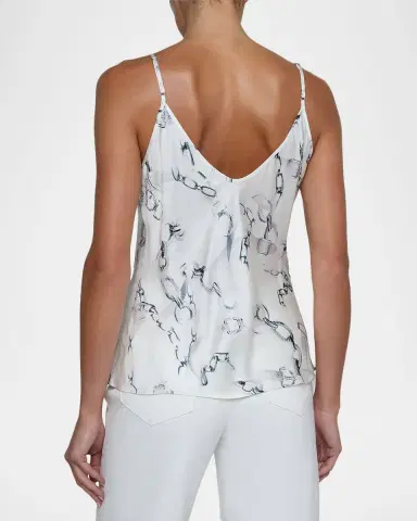 L'Agence Lexi Chain Silk Camisole | Thumbnail 3