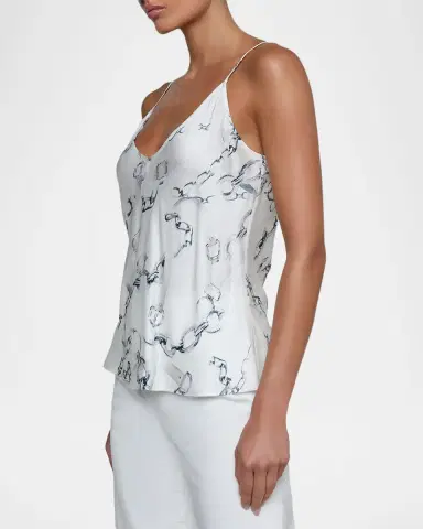 L'Agence Lexi Chain Silk Camisole | Thumbnail 5